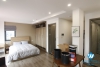 Beautiful studio on high floor with a very  big balcony for rent in Ba Dinh